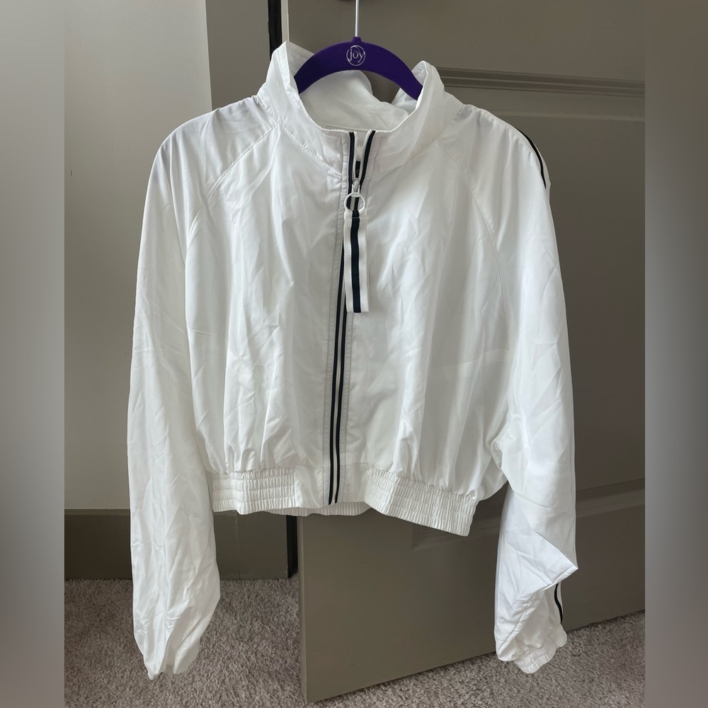White Wind Breaker Jacket